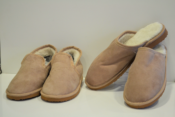 Chaussons boots peau agneau véritable enfants bébé -thermotherapie